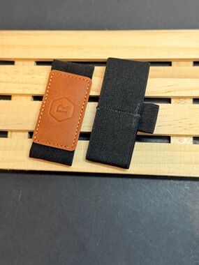 RIDGE WALLET | TOBACCO BROWN LEATHER CASH STRAP + MAIN WALLET BAND